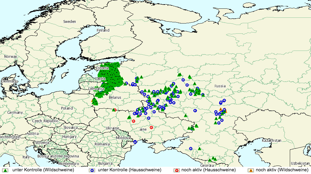 ASP in Russland von Januar 2014 bis Mai 2016