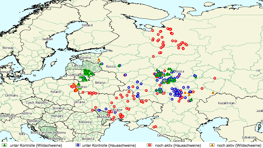 ASP in Russland von Juni 2016 bis Oktober 2016