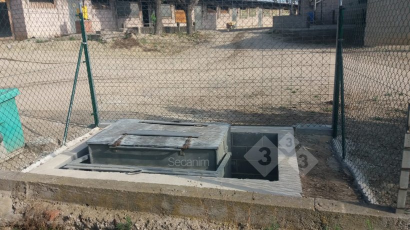 Bild 3: Physikalische Barrieren, die eine klare Trennung zwischen sauberer und schmutziger Zone an einem Platz zur Abholung von Tierkadavern schaffen. Mit freundlicher Genehmigung von Secanim (Spanien).
